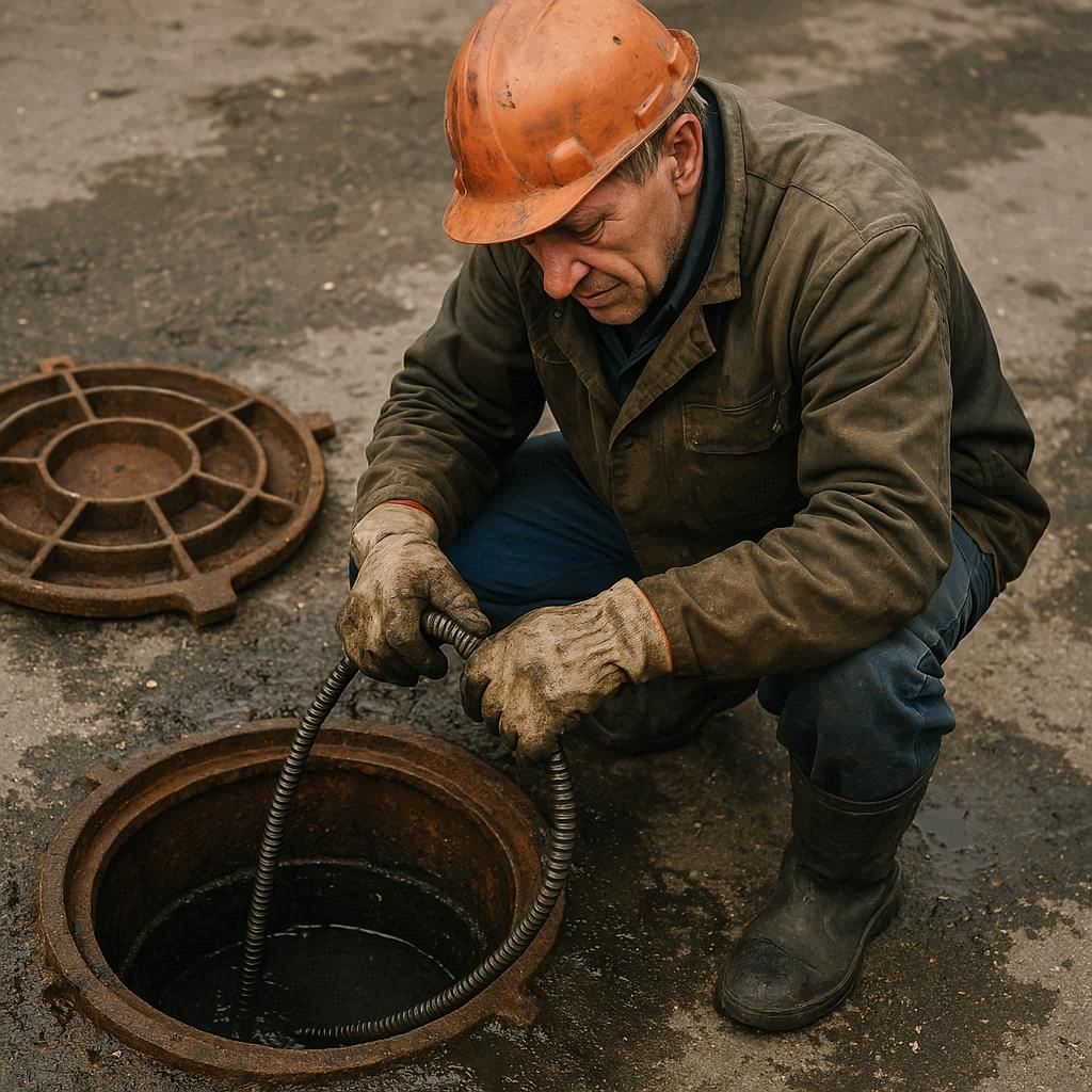 Ручная прочистка канализации в Тихвине